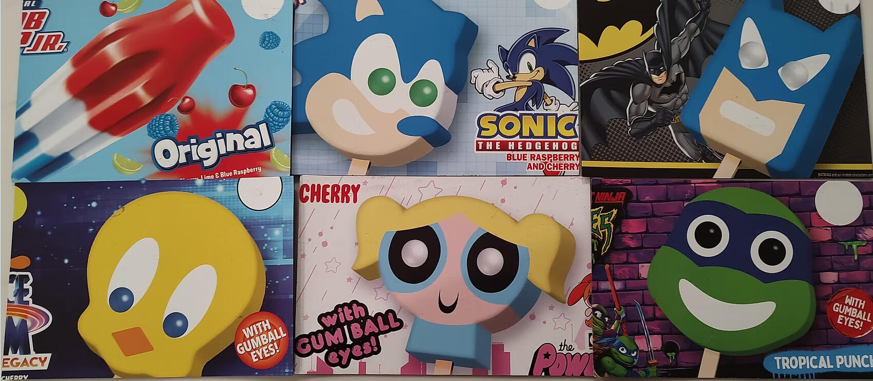 Untitled Character face popsicle from the Yay Big ice cream truck Bomb Pop popsicle Ice cream sandwich Blue Bunny cone